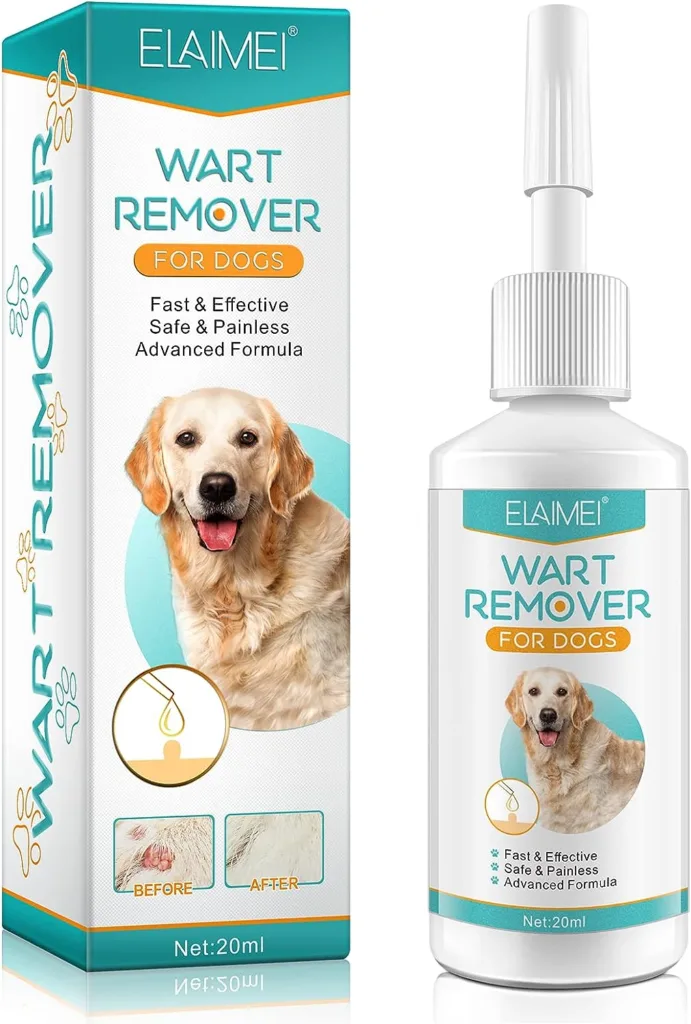 Dog Wart Remover 20ML Dog Skin Tag Remover Rapidly Eliminates Pets Warts with no Harm and Irritation, Effective Wart Removal No Harm  Pain