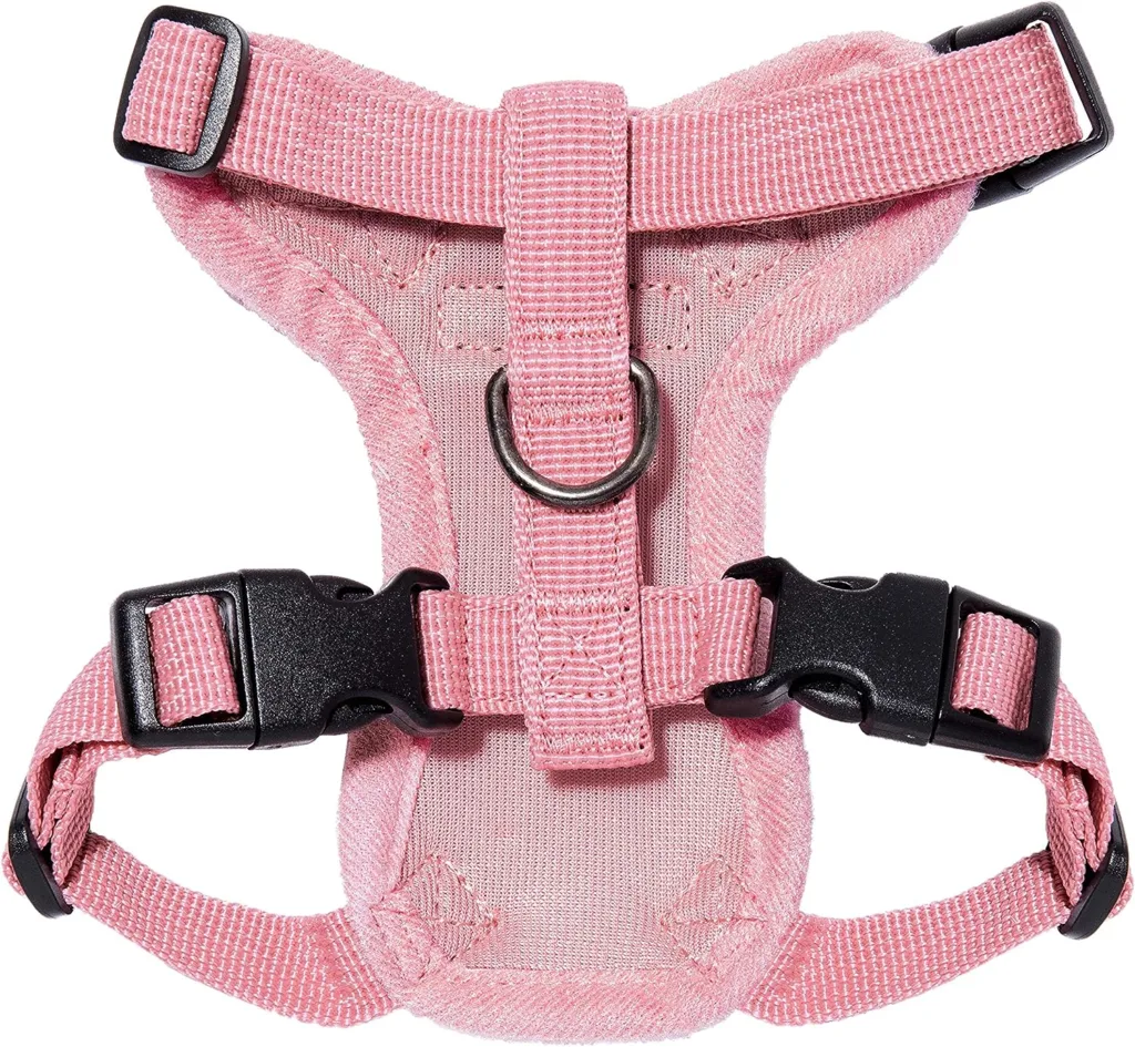 Voyager Step-in Lock Pet Harness - All Weather Mesh, Adjustable Step in Harness for Cats and Dogs by Best Pet Supplies - Pink, XXS