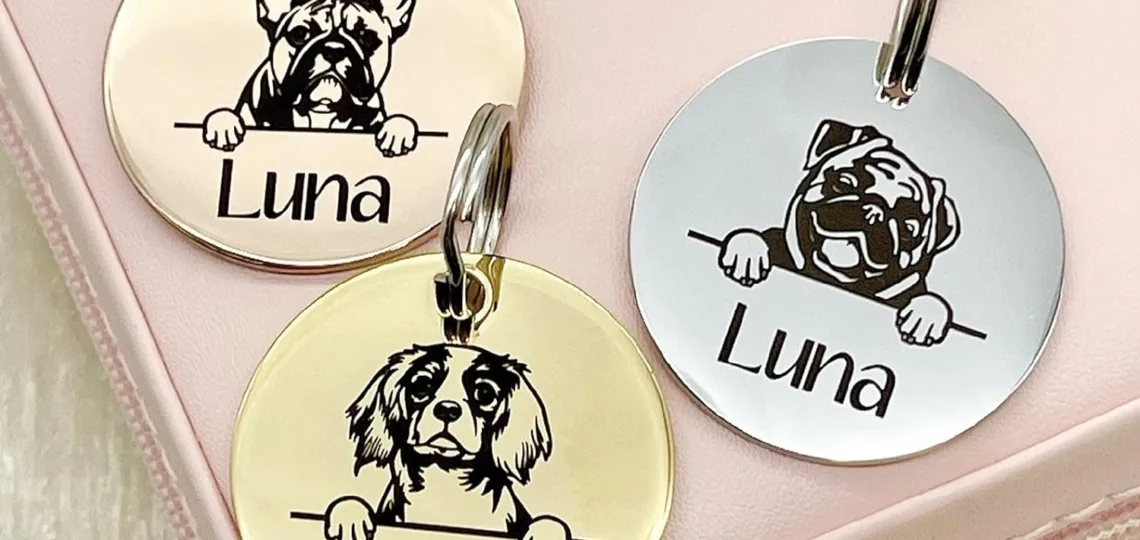 personalised engraved dog id tag review